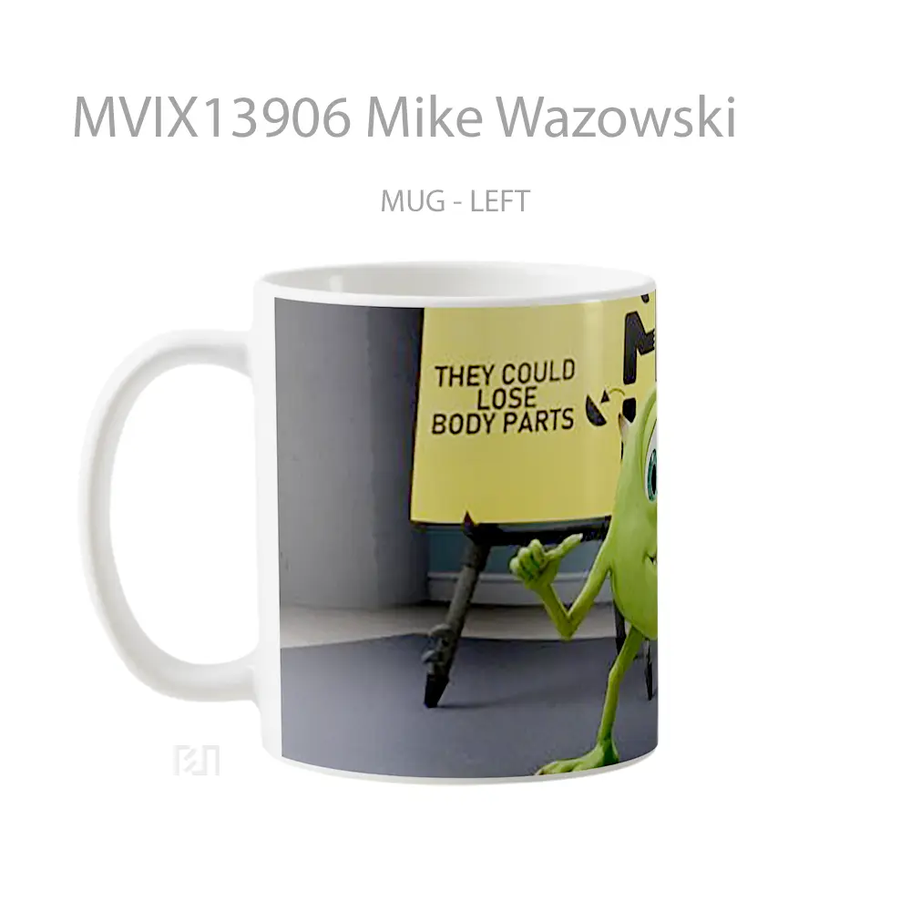 Mug Mike Wazowski Gelas Keramik Unik - All-side / Desain