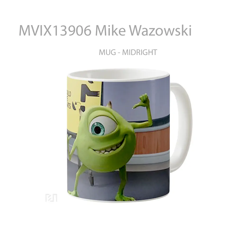 Mug Mike Wazowski Gelas Keramik Unik - All-side / Desain