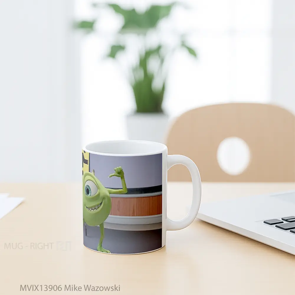 Mug Mike Wazowski Gelas Keramik Unik - All-side / Desain