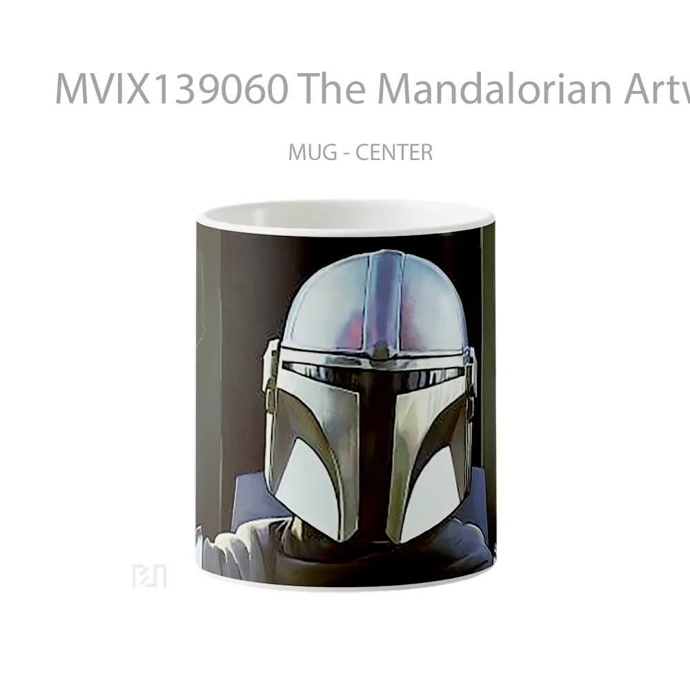 Mug The Mandalorian Artwork Gelas Star Wars