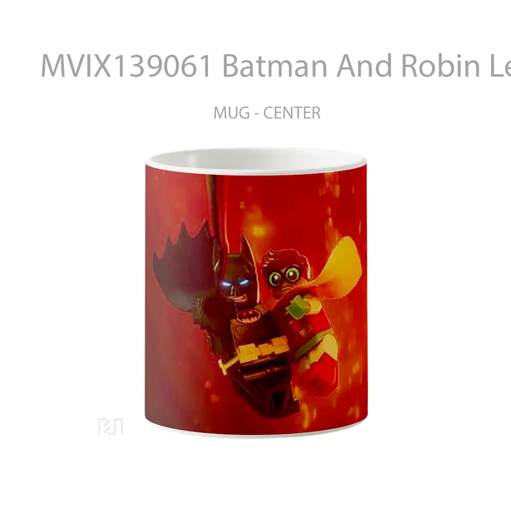 Mug Batman And Robin Lego Style Gelas Superhero