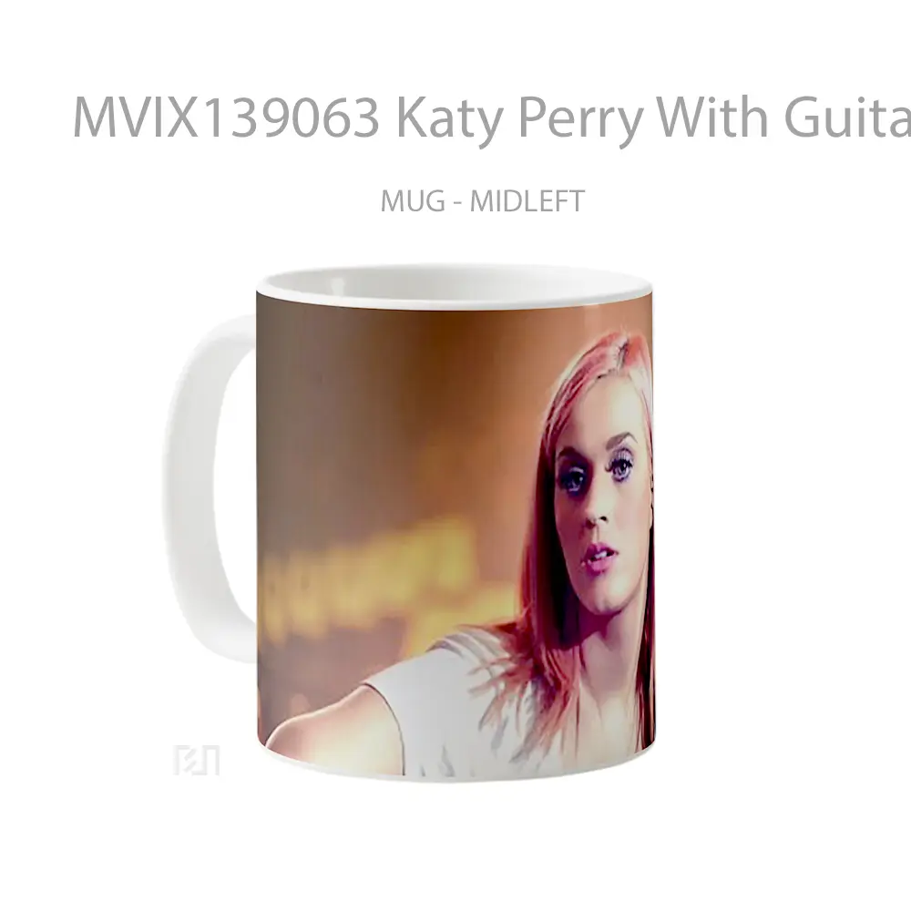 Mug Katy Perry With Guitar Gelas Keramik Unik - All-side / Desain