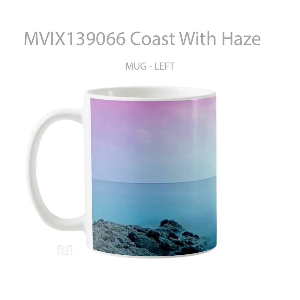 Mug Coast With Haze Gelas Keramik Unik - All-side / Desain