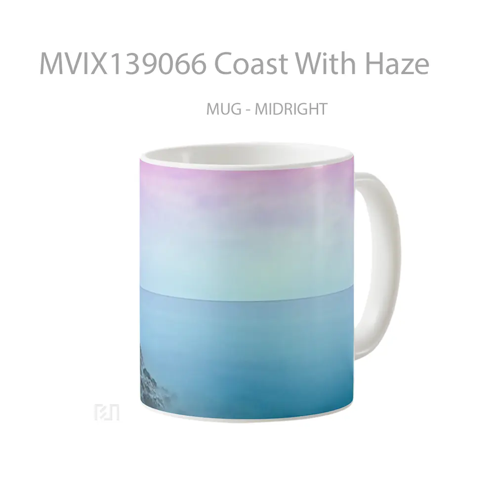 Mug Coast With Haze Gelas Keramik Unik - All-side / Desain