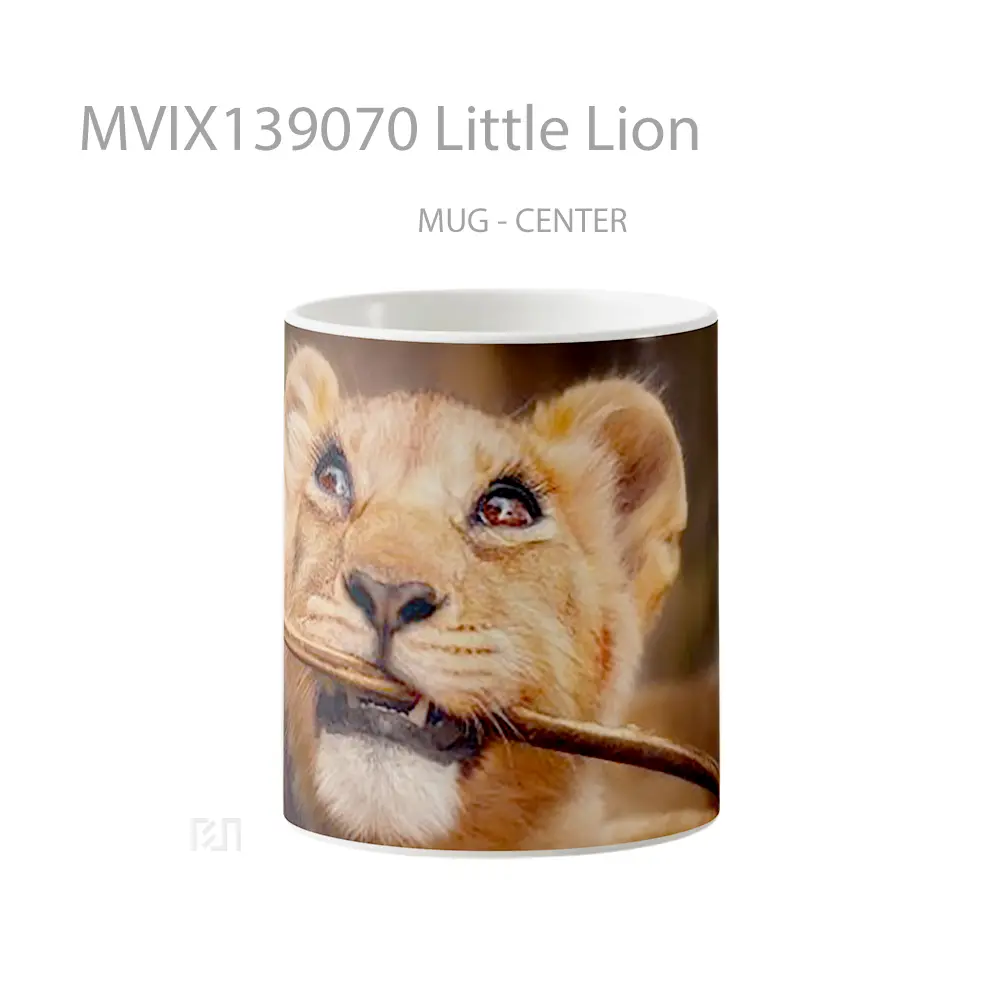 Mug Little Lion Gelas Hewan Lucu