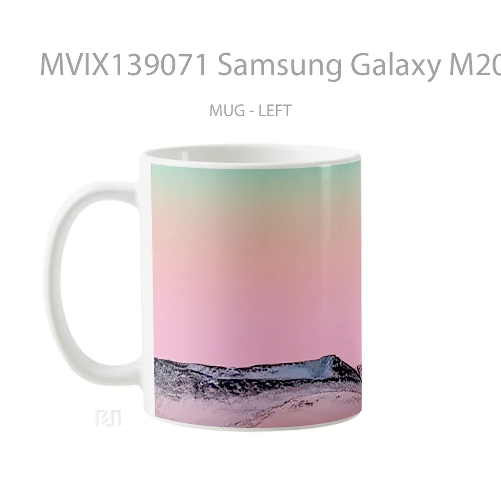 Mug Samsung Galaxy M20 Pink Mountain Gelas Pemandangan Alam - All-side / Desain