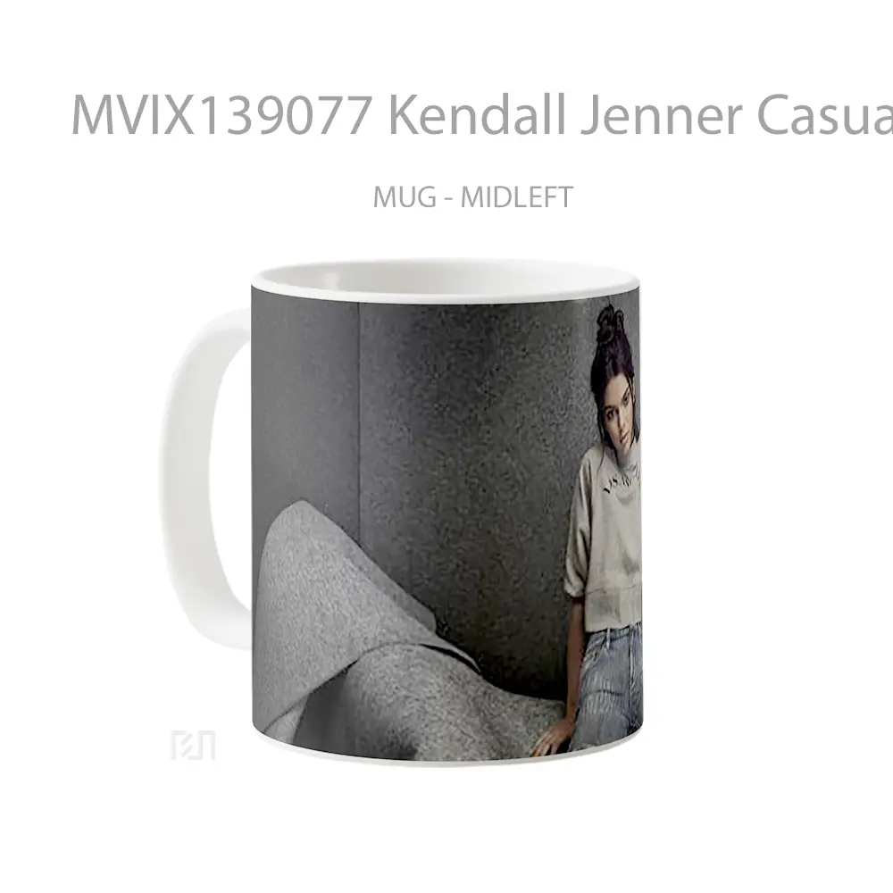 Mug Kendall Jenner Casual Clothes Gelas Selebriti - All-side / Desain