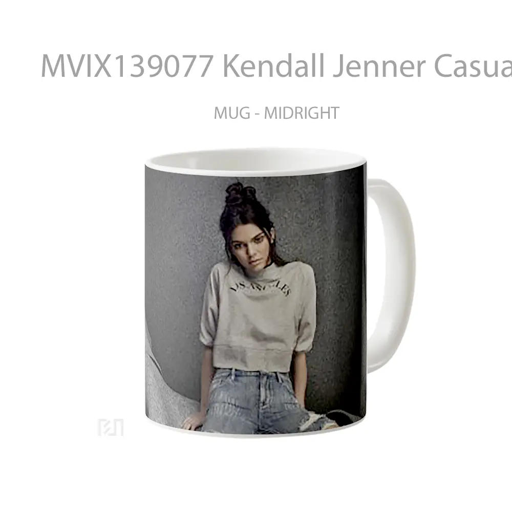 Mug Kendall Jenner Casual Clothes Gelas Selebriti - All-side / Desain
