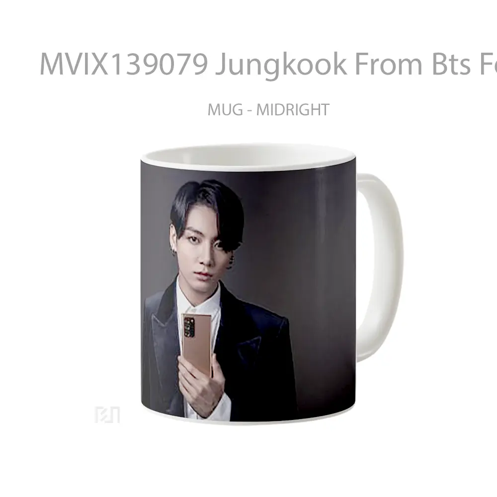 Mug Jungkook From Bts For Sanmsung Gelas Keramik Unik - All-side / Desain