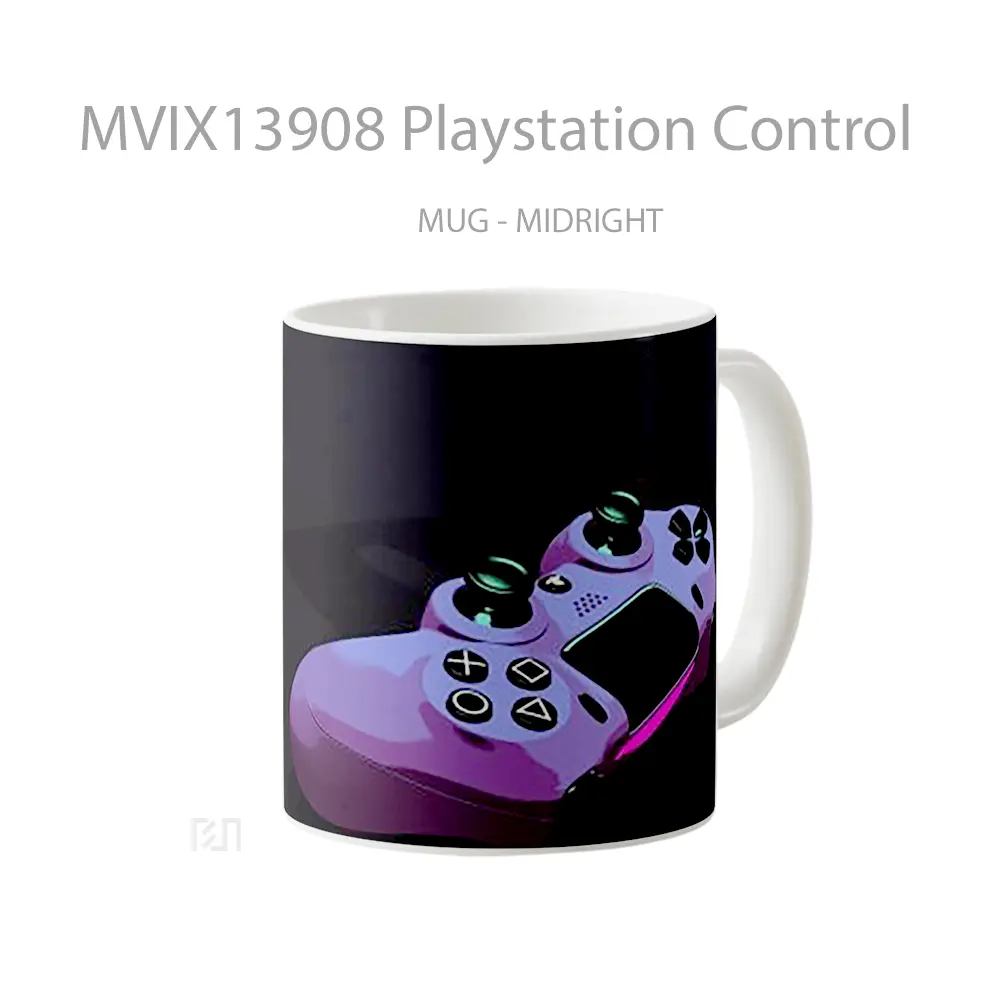 Mug Playstation Control Cangkir Gamer - All-side / Desain