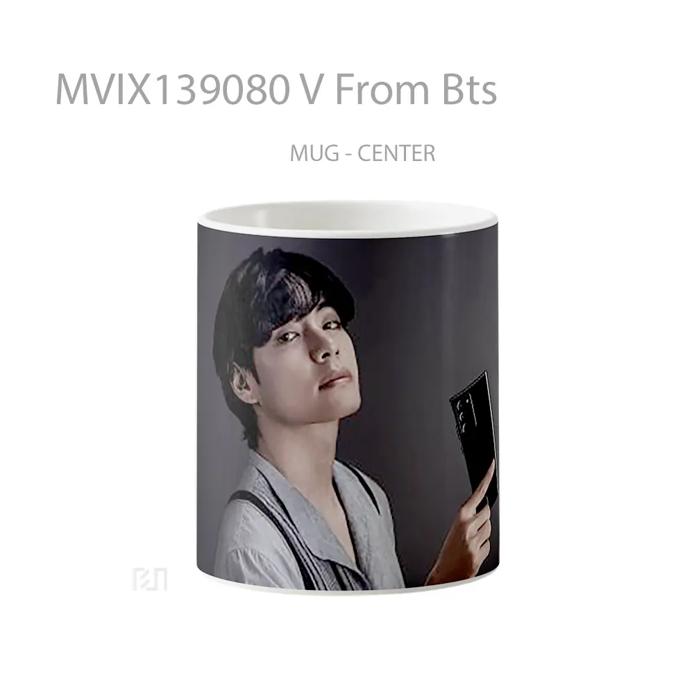Mug V From Bts Gelas Keramik Unik