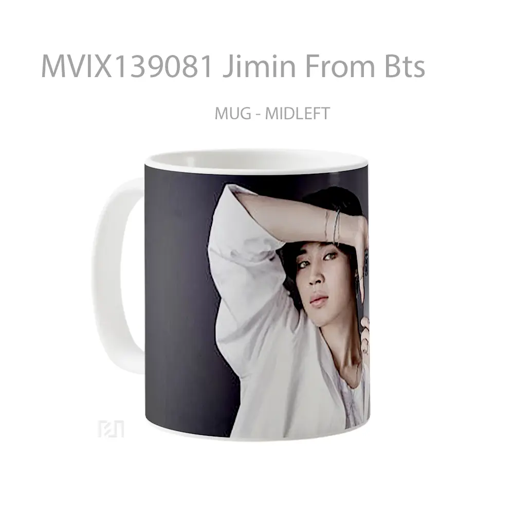 Mug Jimin From Bts Gelas Keramik Unik - All-side / Desain
