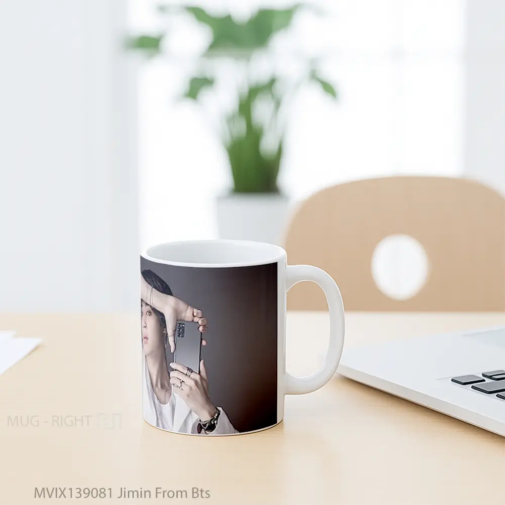 Mug Jimin From Bts Gelas Keramik Unik - All-side / Desain