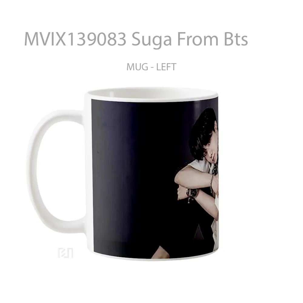 Mug Suga From Bts Gelas Keramik Unik - All-side / Desain