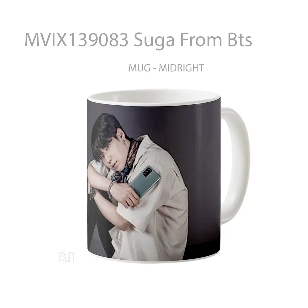 Mug Suga From Bts Gelas Keramik Unik - All-side / Desain