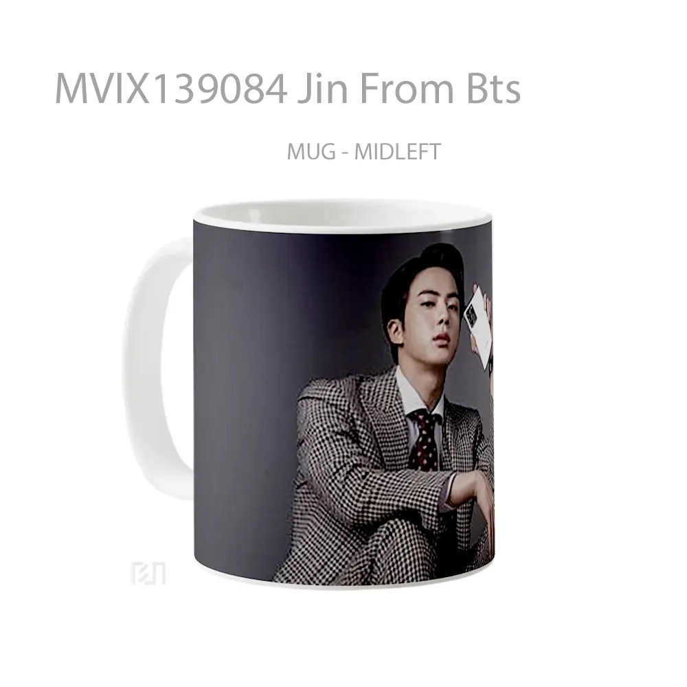 Mug Jin From Bts Gelas Keramik Unik - All-side / Desain