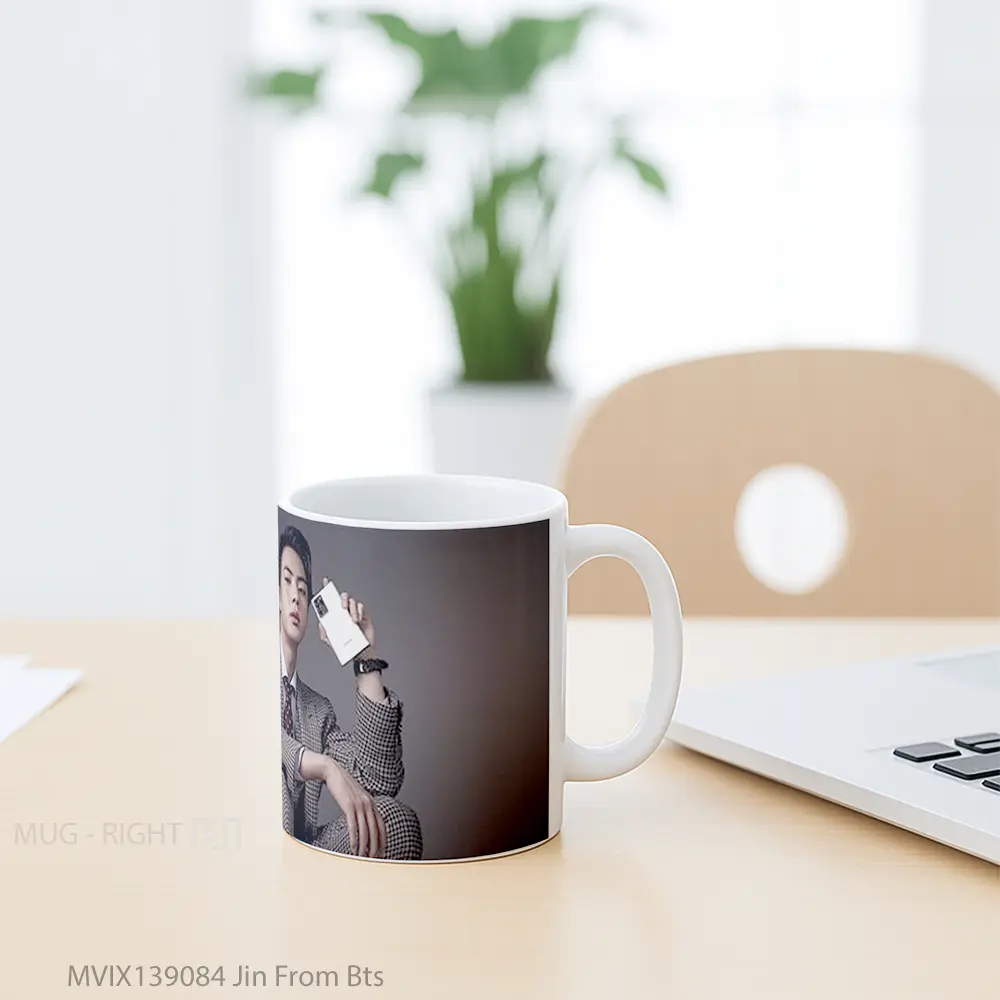 Mug Jin From Bts Gelas Keramik Unik - All-side / Desain