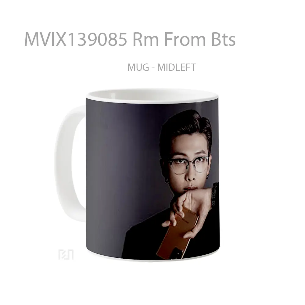 Mug Rm From Bts Gelas Keramik Unik - All-side / Desain