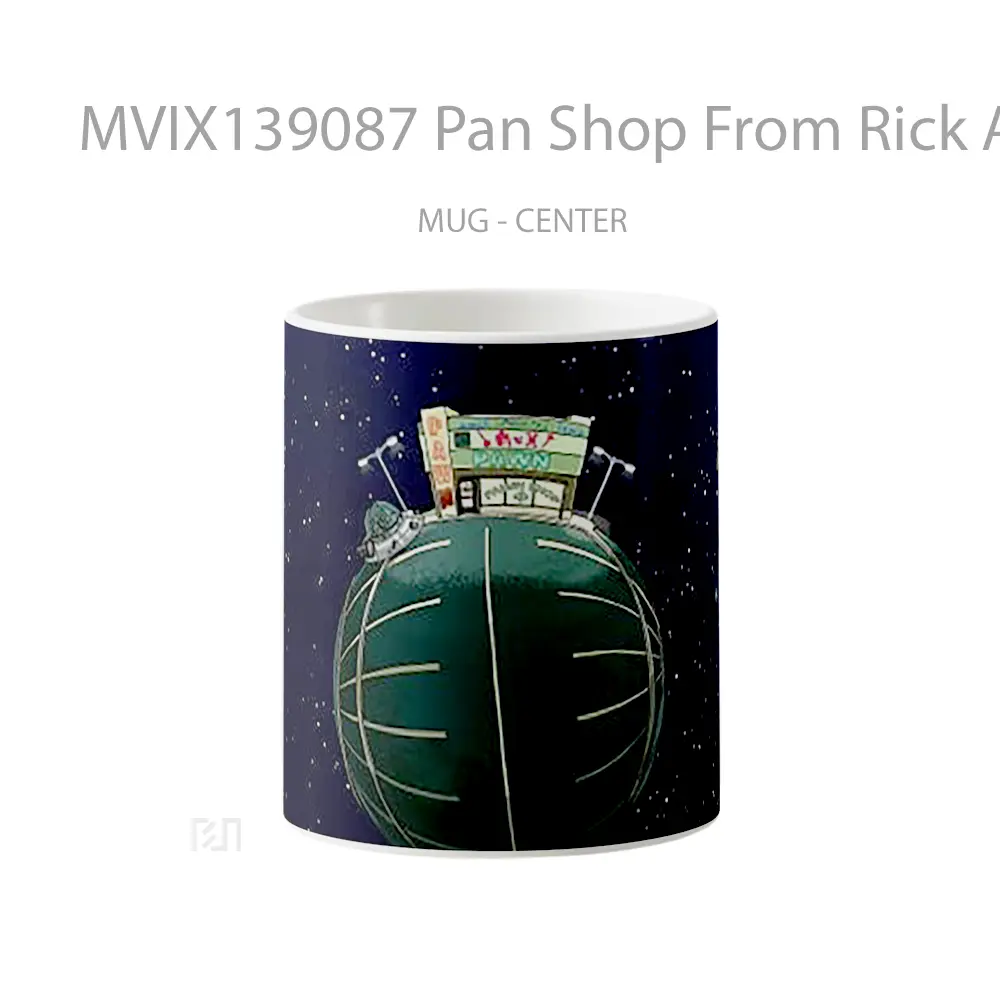 Mug Pan Shop From Rick And Morty Gelas Kartun