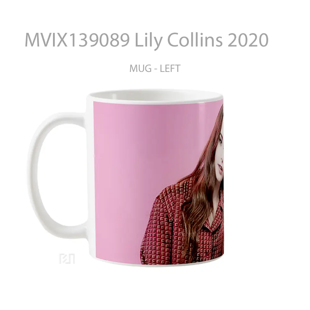 Mug Lily Collins 2020 Gelas Keramik Unik - All-side / Desain