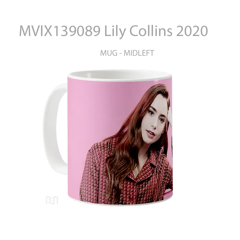 Mug Lily Collins 2020 Gelas Keramik Unik - All-side / Desain