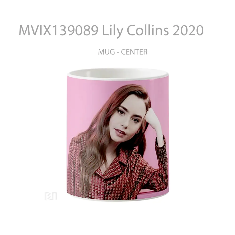 Mug Lily Collins 2020 Gelas Keramik Unik