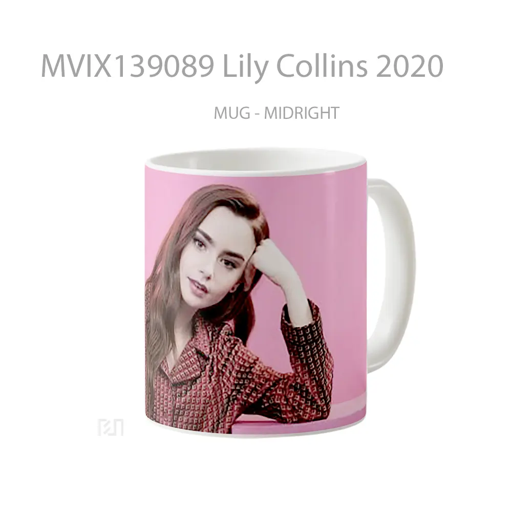 Mug Lily Collins 2020 Gelas Keramik Unik - All-side / Desain