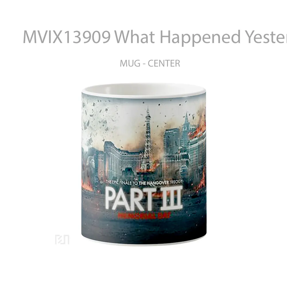 Mug What Happened Yesterday 3 Gelas Keramik Unik