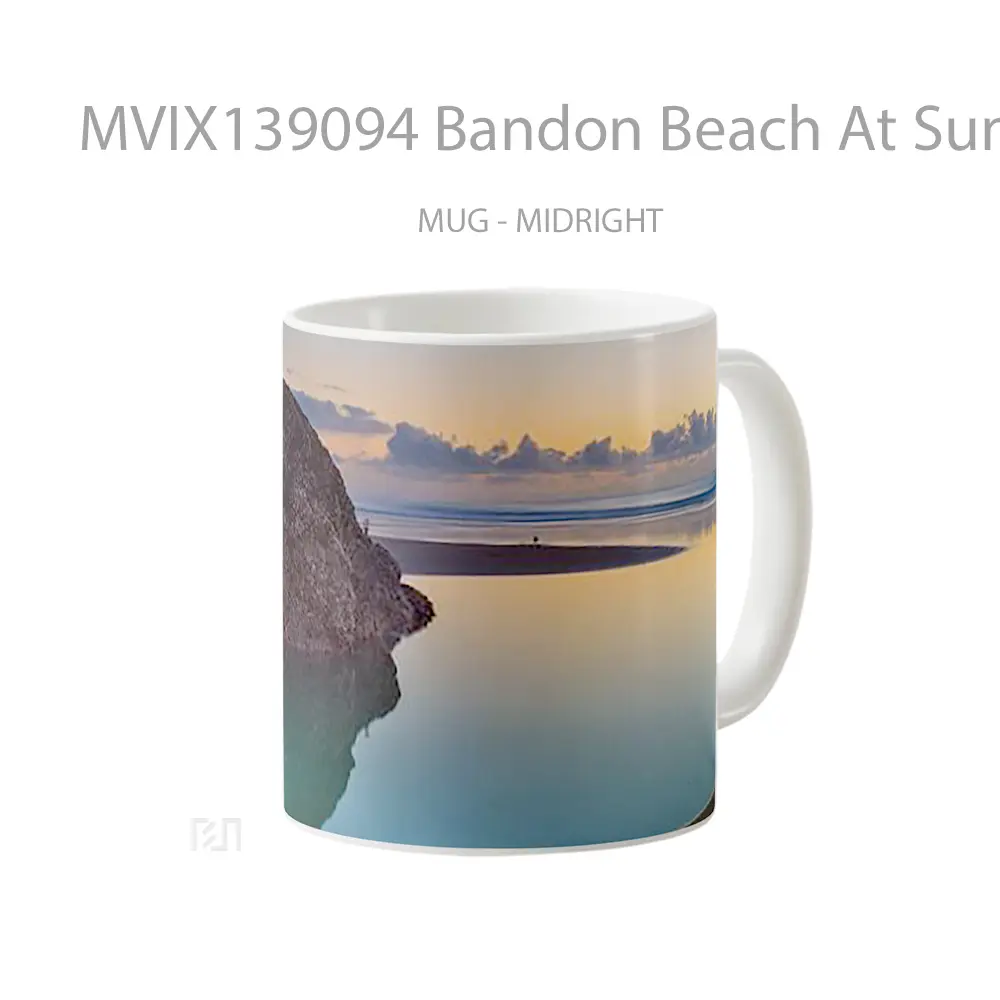 Mug Bandon Beach At Sunset Gelas Pemandangan Alam - All-side / Desain