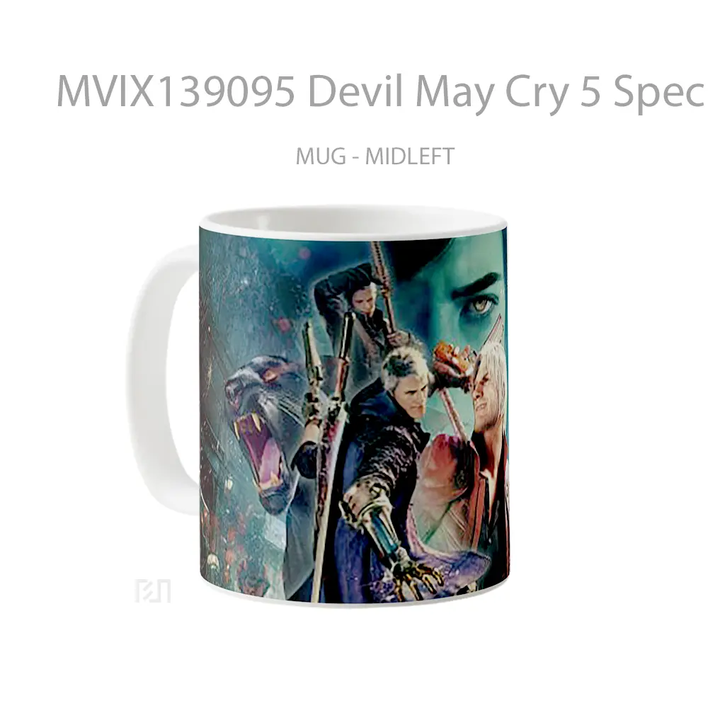 Mug Devil May Cry 5 Special Edition Gelas Keramik Unik - All-side / Desain