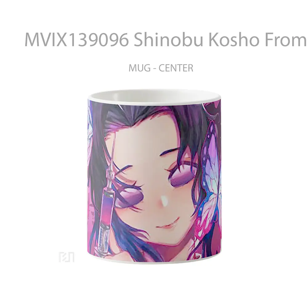 Mug Shinobu Kosho From Kimetsu No Yaiba Cangkir Anime