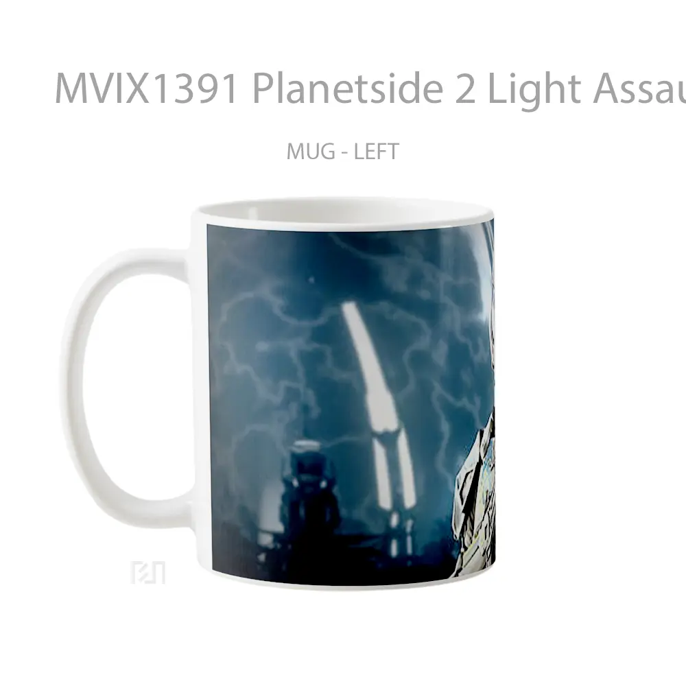 Mug Planetside 2 Light Assault Gelas Keramik Unik - All-side / Desain
