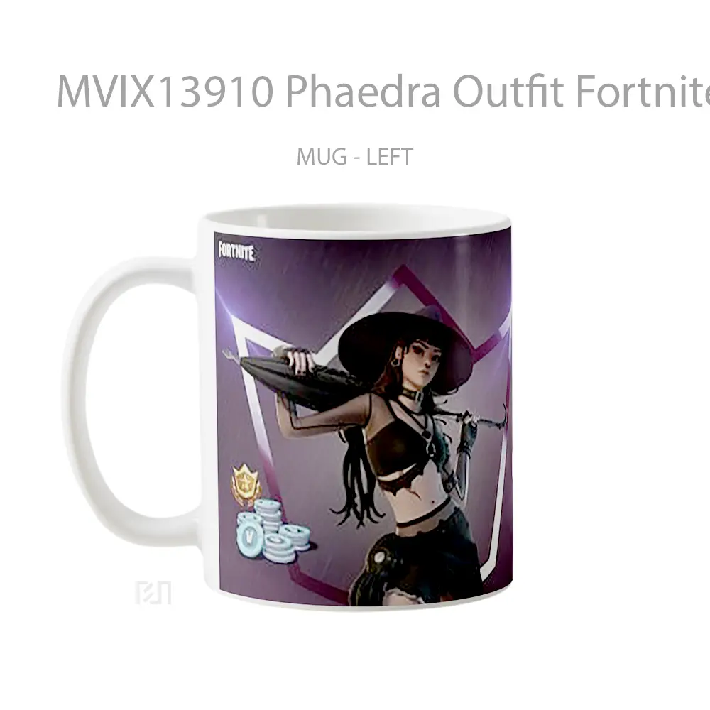 Mug Phaedra Outfit Fortnite Cangkir Gamer - All-side / Desain