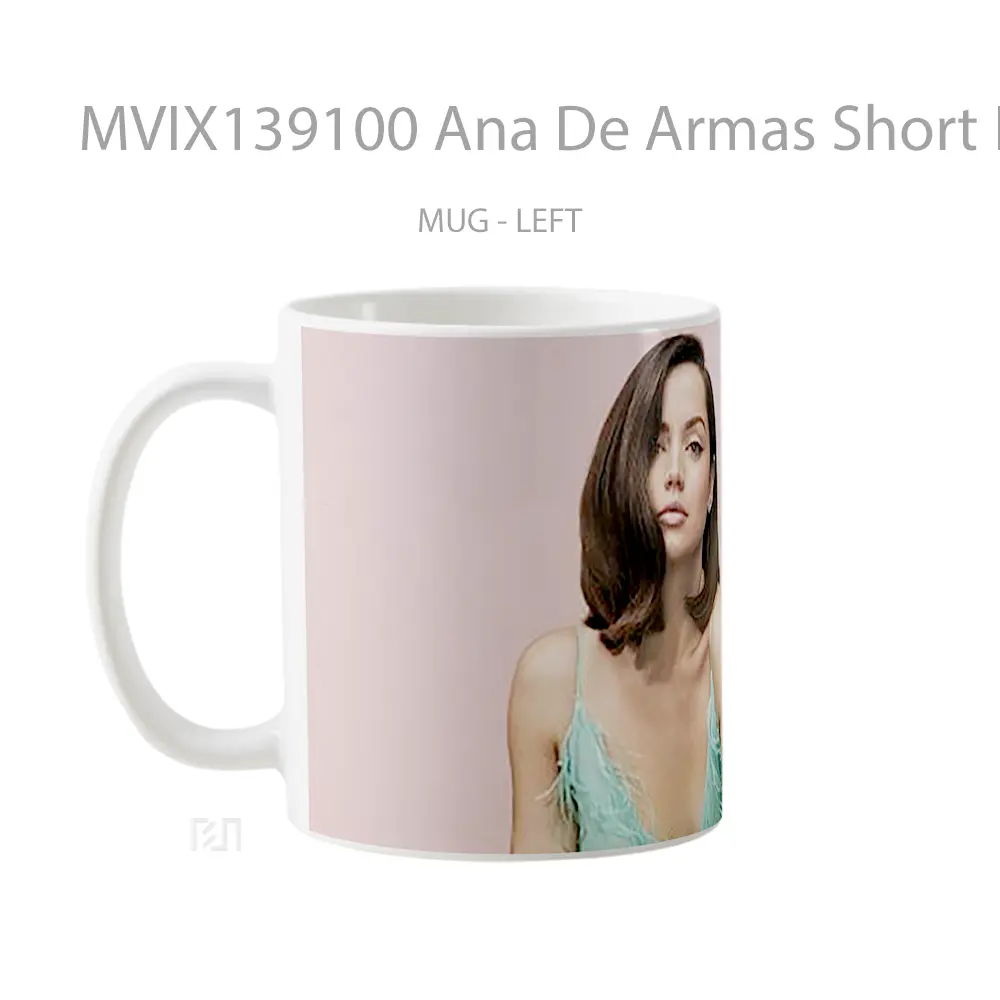 Mug Ana De Armas Short Hair Gelas Keramik Unik - All-side / Desain