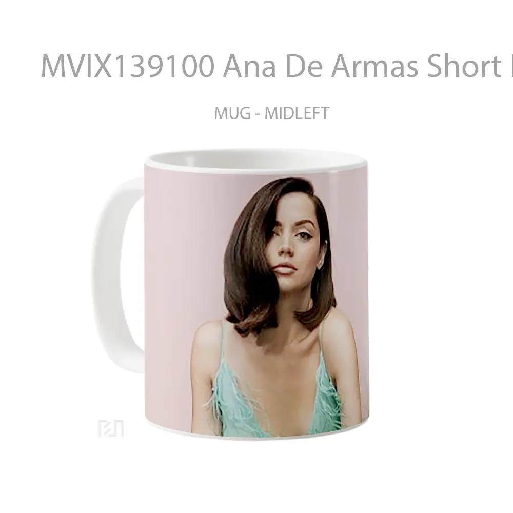 Mug Ana De Armas Short Hair Gelas Keramik Unik - All-side / Desain