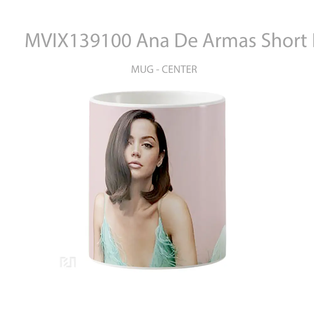 Mug Ana De Armas Short Hair Gelas Keramik Unik