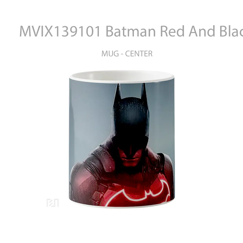 Mug Batman Red And Black Gelas Superhero