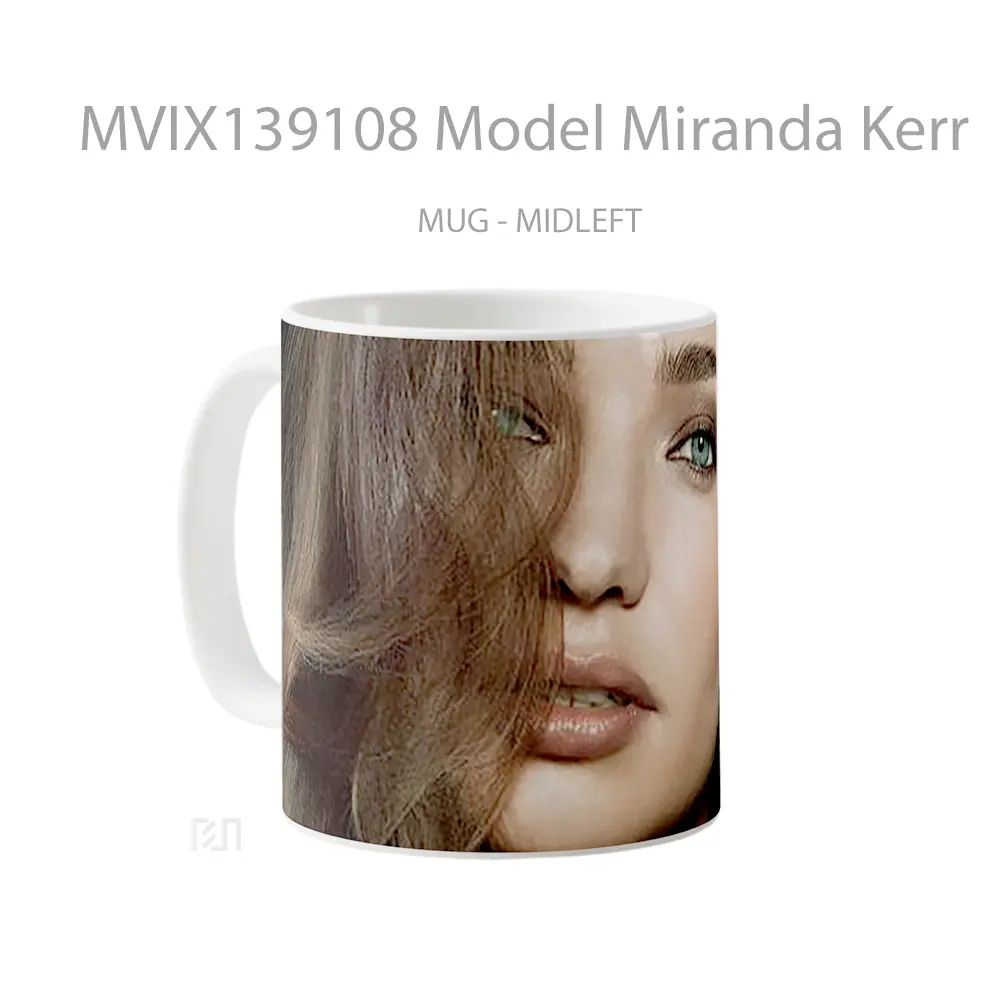 Mug Model Miranda Kerr Gelas Keramik Unik - All-side / Desain