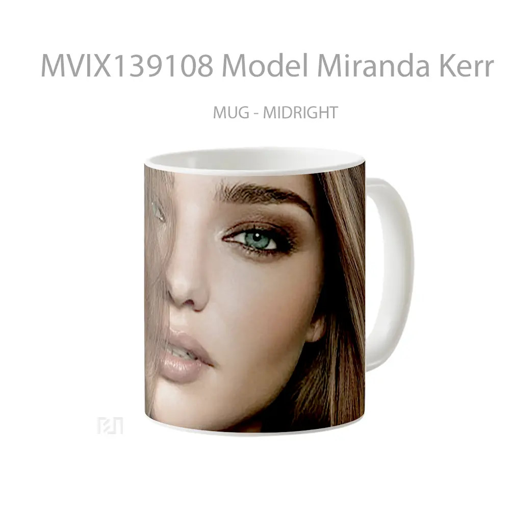 Mug Model Miranda Kerr Gelas Keramik Unik - All-side / Desain