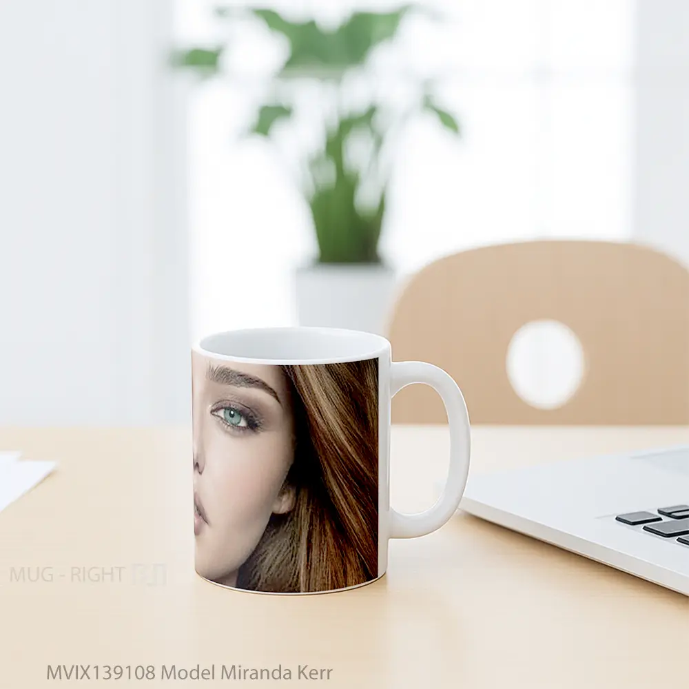 Mug Model Miranda Kerr Gelas Keramik Unik - All-side / Desain