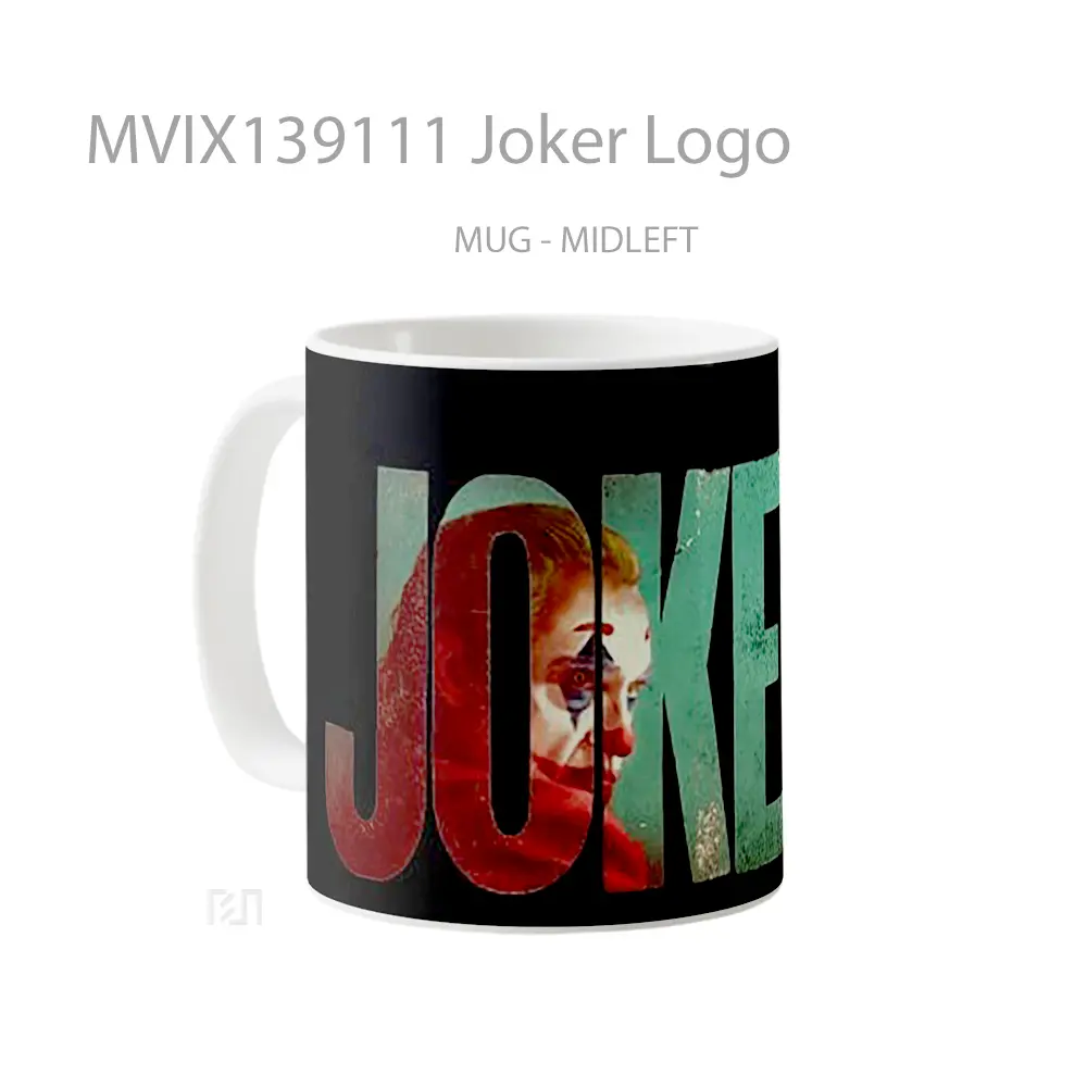 Mug Joker Logo Gelas Superhero - All-side / Desain