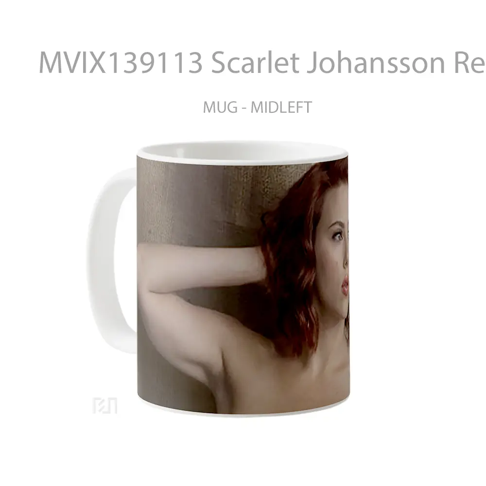 Mug Scarlet Johansson Redhead Gelas Keramik Unik - All-side / Desain