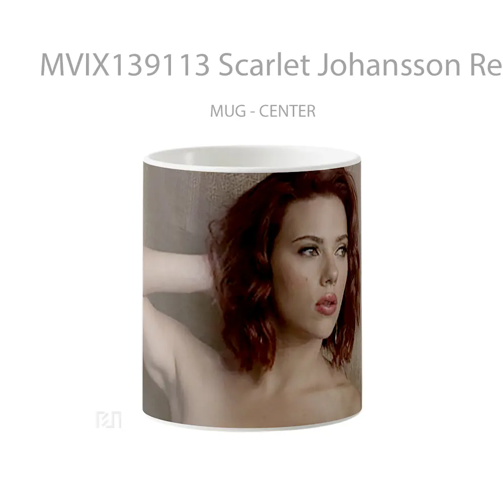 Mug Scarlet Johansson Redhead Gelas Keramik Unik