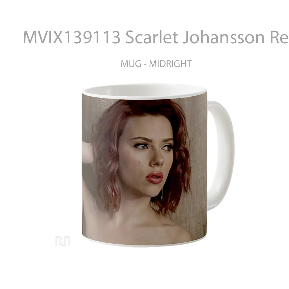 Mug Scarlet Johansson Redhead Gelas Keramik Unik - All-side / Desain