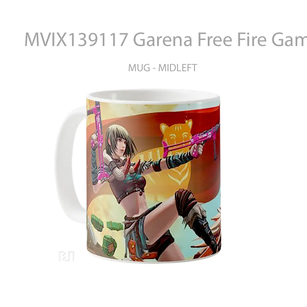 Mug Garena Free Fire Game 2020 Cangkir Gamer - All-side / Desain