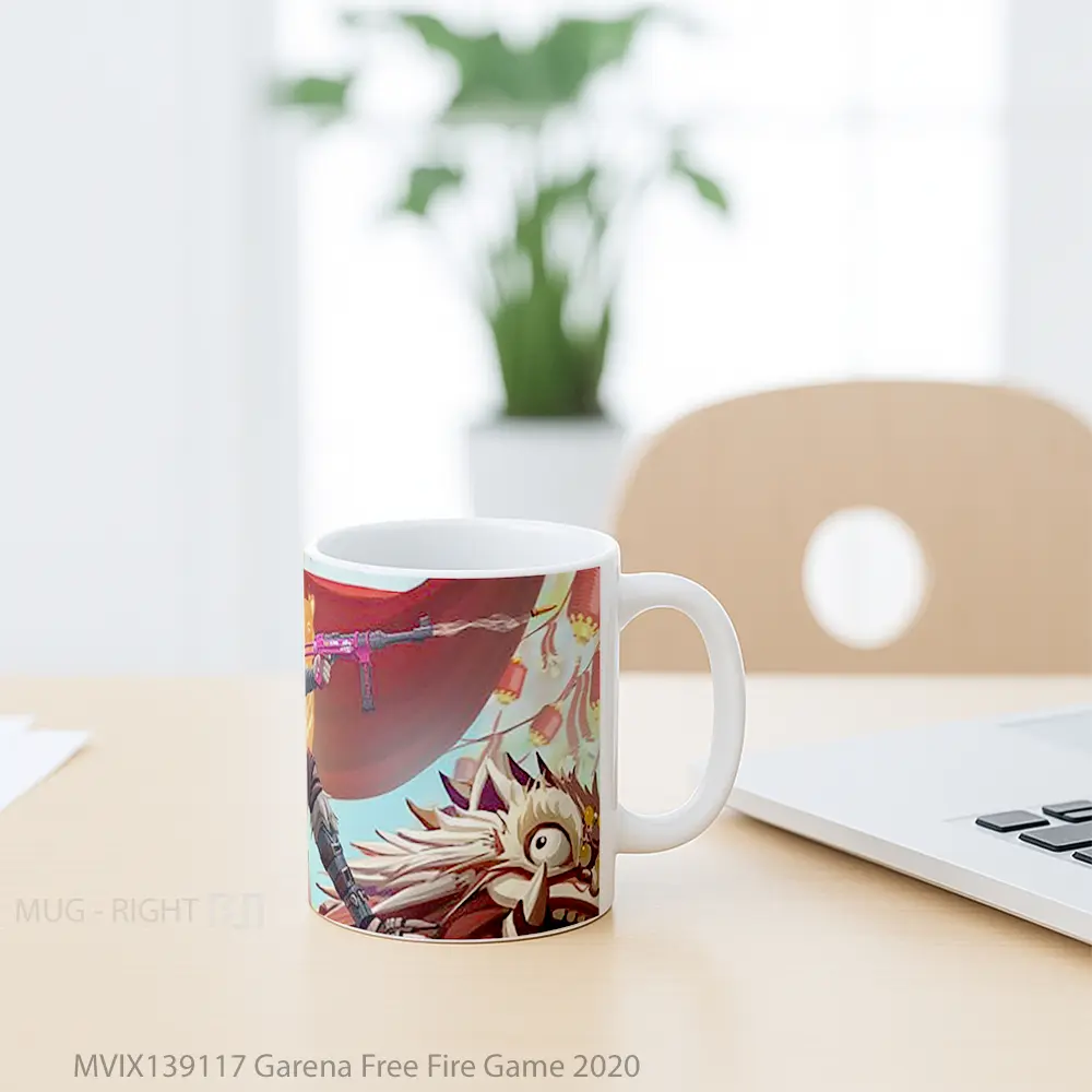 Mug Garena Free Fire Game 2020 Cangkir Gamer - All-side / Desain