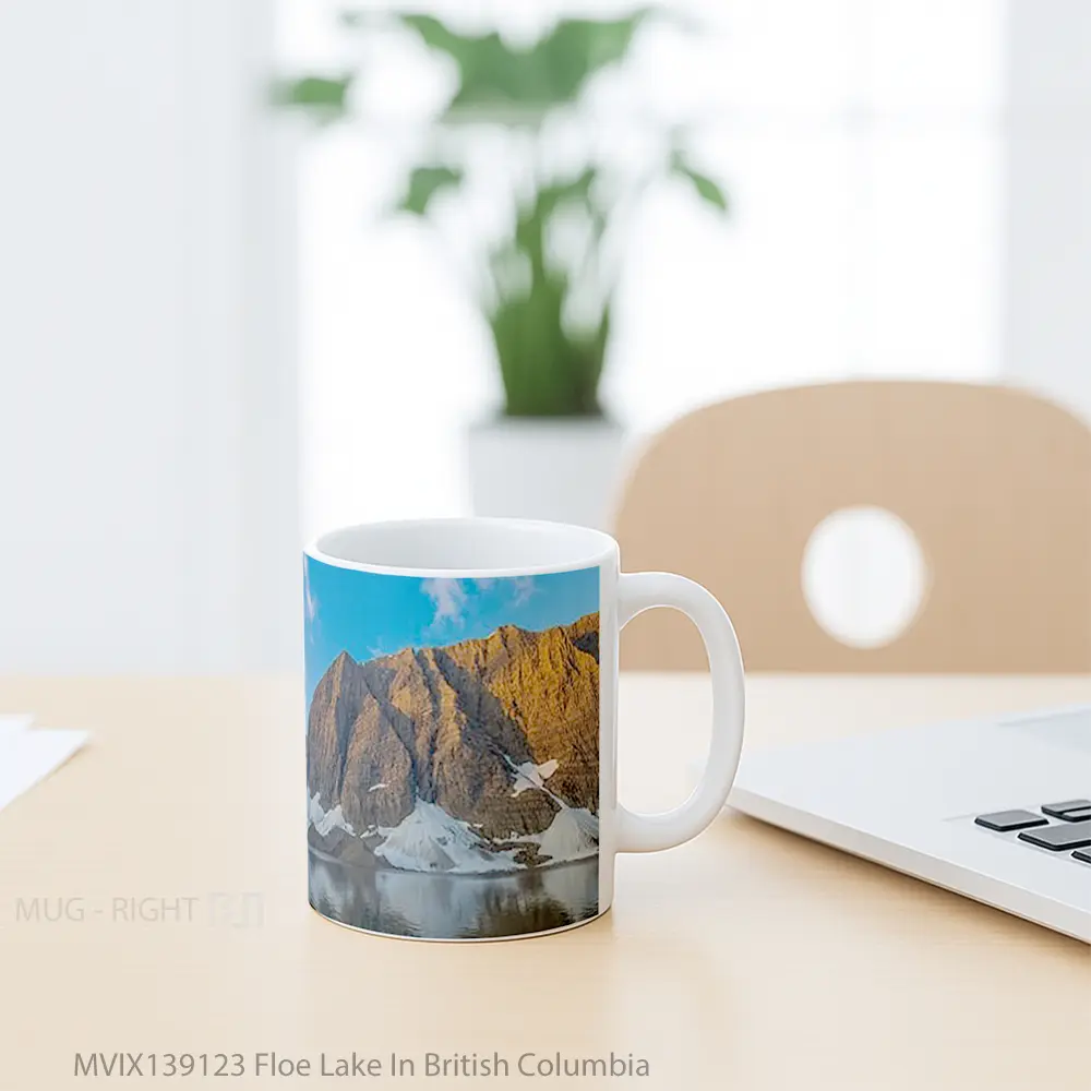 Mug Floe Lake In British Columbia Gelas Pemandangan Alam - All-side / Desain