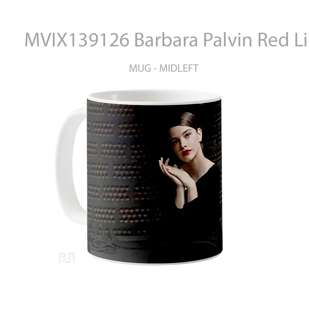 Mug Barbara Palvin Red Lips 2020 Gelas Keramik Unik - All-side / Desain