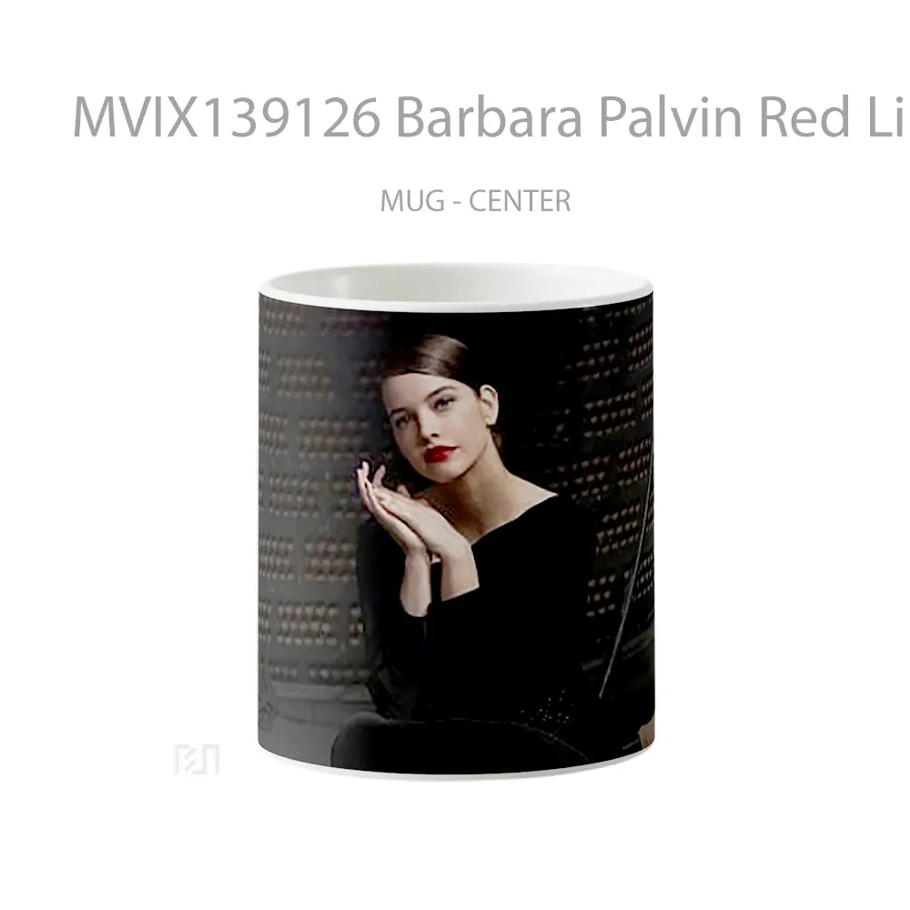 Mug Barbara Palvin Red Lips 2020 Gelas Keramik Unik