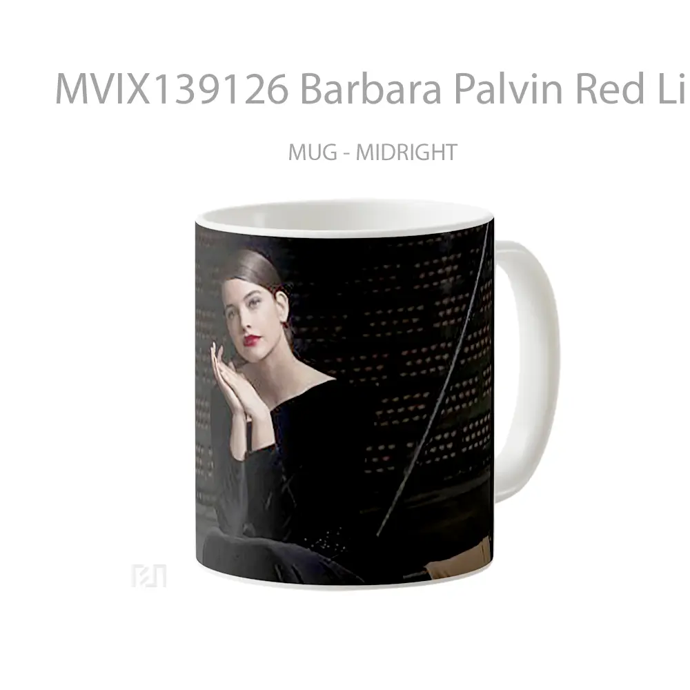 Mug Barbara Palvin Red Lips 2020 Gelas Keramik Unik - All-side / Desain